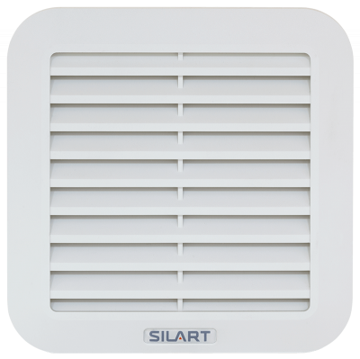 Вентиляторная решетка SILART SLF, 152х152х29 мм (ВхШхГ), IP54, для вентиляторного модуля