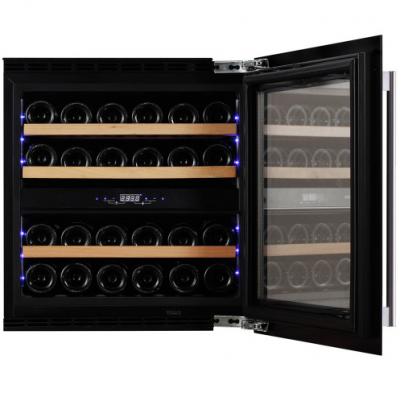 Встраиваемый винный шкаф 22-50 бутылок Dunavox DAVS-25.63DSS