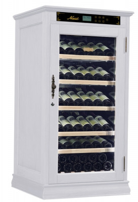 Отдельностоящий винный шкаф 51-100 бутылок Libhof NR-69 White