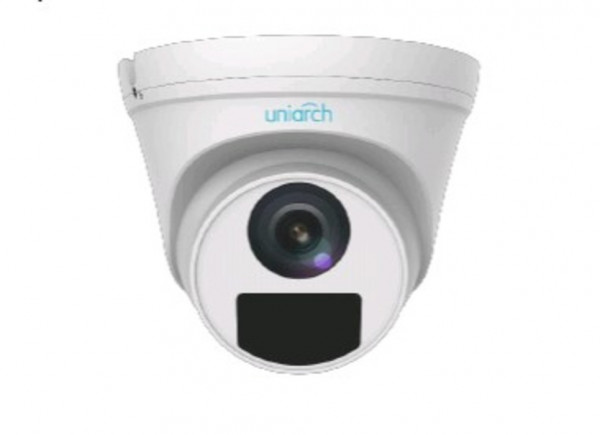 Сетевая IP видеокамера Uniview Uniarch, купольная, помещ./улица, 4Мп, 1/2,7’, 2560х1440, 25к/с, ИК, цв:0,02лк, об-в:2,8мм, IPC-T114-PF28