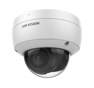 Сетевая IP видеокамера HIKVISION, купольная, улица, 2Мп, 1/2,8’, 1920х1080, ИК, цв:0,005лк, об-в:2,8мм, DS-2CD2123G2-IU(2.8mm)