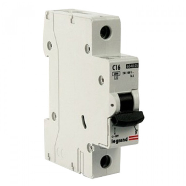 Автоматический выключатель Legrand DX3, 1 модуль, C класс, 1P, 16А, 10кА, (LEG.407670)