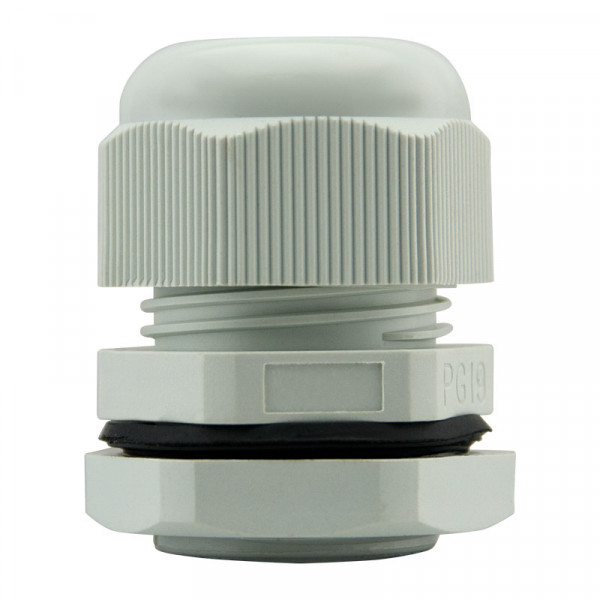 Кабельный ввод Энергия, на DIN-рейку, 33х24х22 мм (ВхШхГ), для щитов, нейлон, цвет: белый, (под кабель d4-8мм), ip68