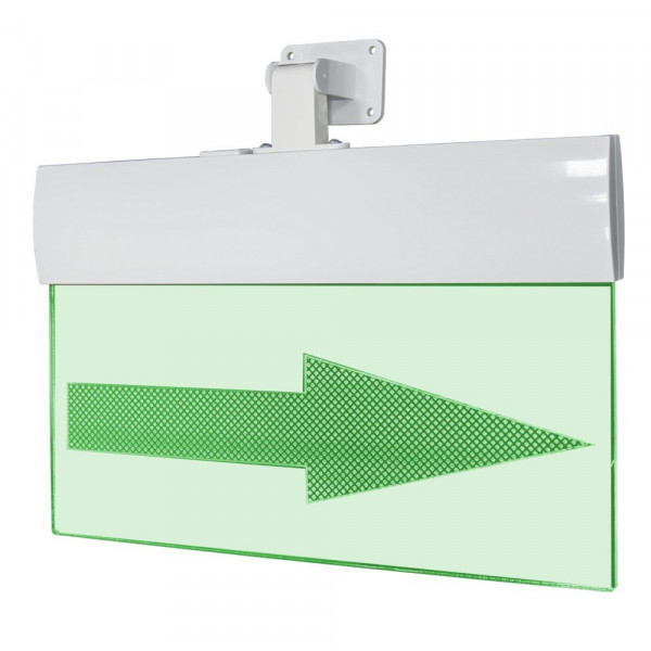 Оповещатель охранно-пожарный световой (табло) Молния-12 ULTRA Стрелка вправо, универсальное крепление