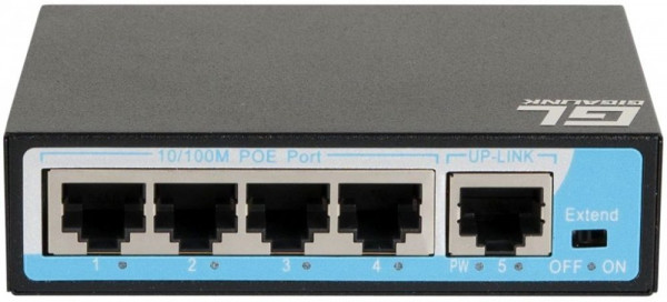 Коммутатор (свитч) GIGALINK GL-SW-F005-04P