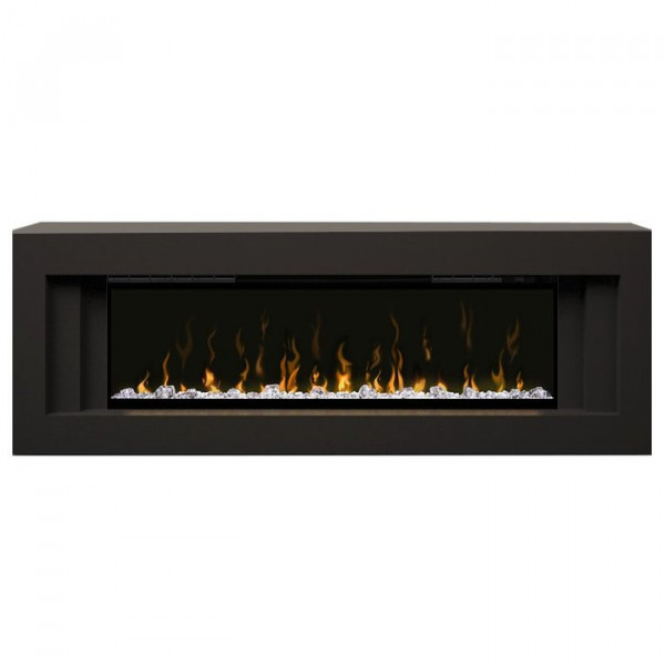 Линейный электрокамин Dimplex Line Черный с очагом Ignite XLF 50