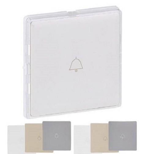 Клавиша для выключателя Legrand Valena Life, 58х51 мм (ВхШ), с подсветкой, кол-во клавиш: 1, цвет: белый, символ "звонок", с держателем маркировки, (LEG.755110)