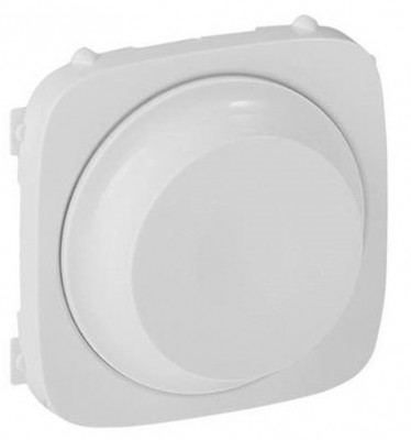 Лицевая панель для светорегулятора Legrand Valena Allure, 58х51 мм (ВхШ), кол-во клавиш: 1, цвет: перламутр, без нейтрали, с поворотной ручкой, (LEG.752049)