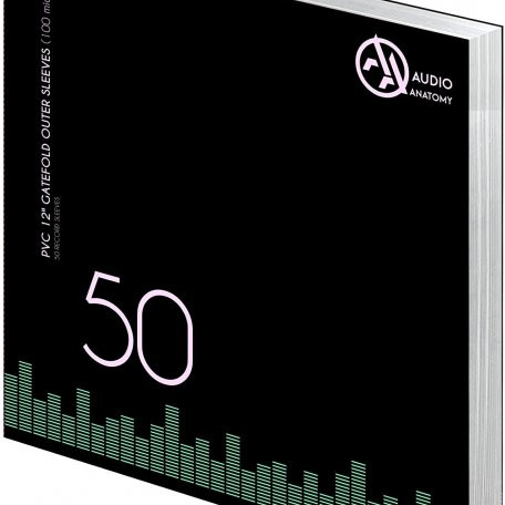 Внешние конверты Audio Anatomy 50 X PVC 12" GATEFOLD OUTER SLEEVES - 100 MICRON