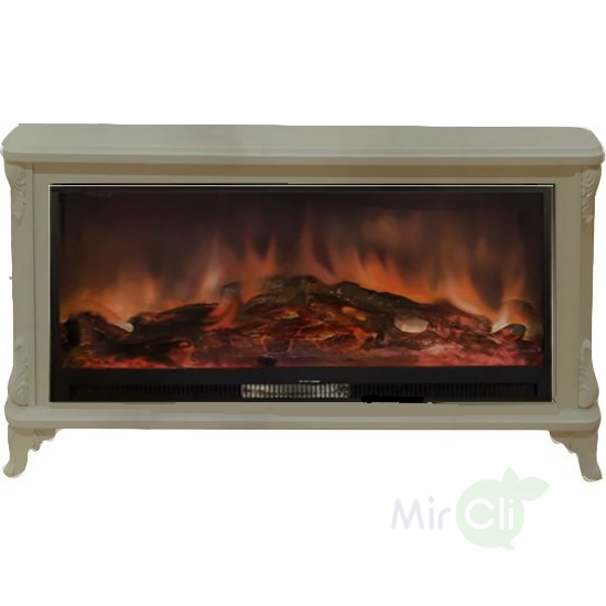 Электрокамин с широким очагом 2D Glenrich Версаль (Premier S86) Светлый