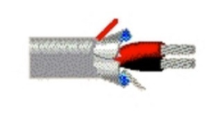 Кабель интерфейсный промышленный Belden, U/FTP, 1 пар., небронированный, универсальный, FR-PVC, Ø 5,1мм, (катушка 305м), цвет: хром