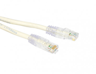 Шнур коммутационный Panduit, кат. 6, неэкр., U/UTP, RJ45/RJ45 2м, PVC, AWG24 белый, (UTPSP2MY)