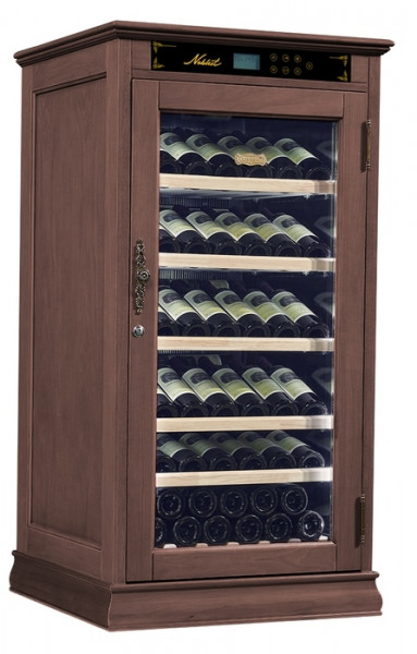 Отдельностоящий винный шкаф 51-100 бутылок Libhof NR-69 Walnut