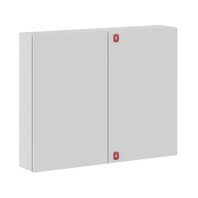 Шкаф электротехнический настенный DKC ST, IP55, 800х1000х200 мм (ВхШхГ), дверь: двойная распашная, металл, корпус: сталь листовая, цвет: серый, с монтажной панелью, (R5ST0812)