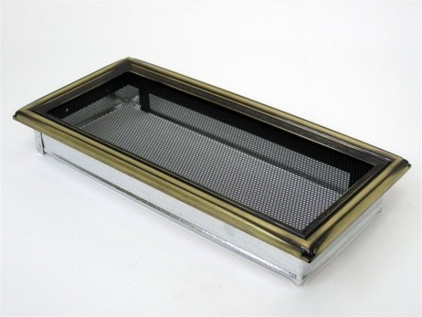 Вентиляционная решетка для камина Kratki 17х37 рустик 37R