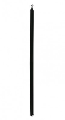 Колонна 1-а секционная Legrand Snap-On, 3900 мм В, цвет: чёрный, с крышкой из алюминия 80мм