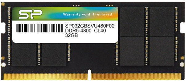 Оперативная память 32Gb DDR5 4800MHz Silicon Power SO-DIMM (SP032GBSVU480F02)