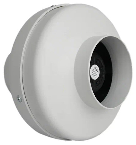 Канальный круглый вентилятор Ventart ВК-125 GREY (пластик)