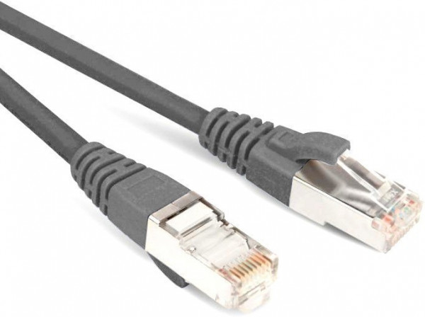 Патч-корд Hyperline PC-LPM-SFTP-RJ45-RJ45-C5e-20M-LSZH-GY, 20м
