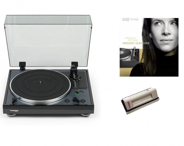 Комплект Thorens TD 102 A black + CLEANING VELVET + LP Margriet Sjoerdsma – A Tribute To Eva Cassidy