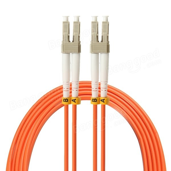 Коммутационный шнур оптический Hyperline, Duplex LC/LC (UPC/UPC), OM1 62,5/125, LSZH, Ø 2мм, 30м, цвет: оранжевый, (FC-D2-62-LC/PR-LC/PR-H-30M-LSZH-OR)