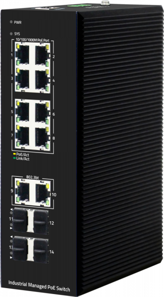 Коммутатор (свитч) GIGALINK GL-SW-G206-8PSG(BT)