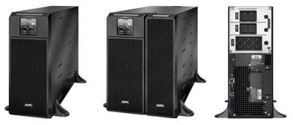 ИБП APC Smart-UPS SRT, 6000ВА, онлайн, напольный, 432х719х130 (ШхГхВ), 230V,  однофазный, Ethernet, (SRT6KXLI)