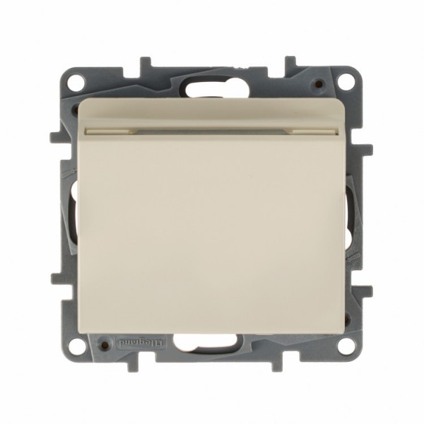 Выключатель Legrand Etika, под ключ-карту, с подсветкой, внутренняя, 75,8х75,8 мм (ВхШ), цвет: слоновая кость, с выдержкой времени (672393)