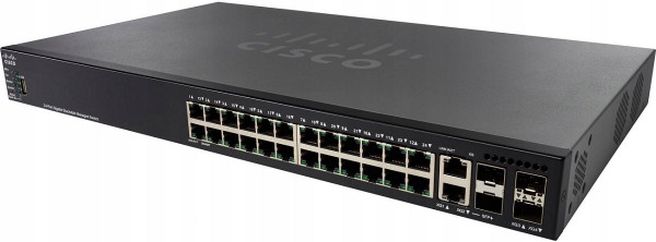 Коммутатор Cisco, SG350X-24PD-K9-EU