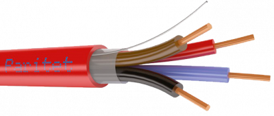Кабель для систем ОПС и СОУЭ огнестойкий, с низким дымо и газовыделением КСРЭВнг(А)-FRLS 2х2х1,78 (2,5 кв мм)