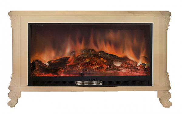 Электрокамин с широким очагом 2D Glenrich Версаль (Premier S86) Россо