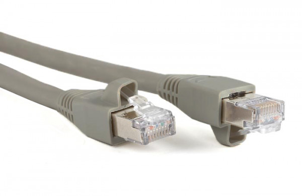 Шнур коммутационный Hyperline, кат. 6A, экр., STP, RJ45/RJ45, d 6,35 20м, LSZH, AWG26 серый, (PC-LPM-STP-RJ45-RJ45-C6a-20M-LSZH-GY)