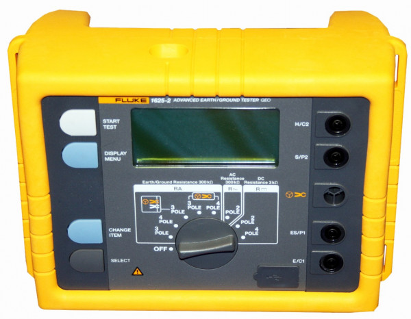Тестер FLUKE, заземление, с дисплеем, питание: батарейки, корпус: пластик, с загрузкой данных через разъем USB и регулировкой часот AFC, (4325162)
