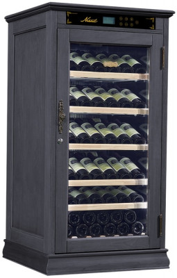 Отдельностоящий винный шкаф 51-100 бутылок Libhof NR-69 Black