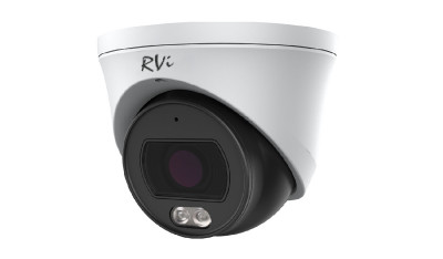 Сетевая IP видеокамера RVI, купольная, универсальная, 4Мп, 1/1,8’, 2560х1440, 25к/с, ИК, об-в:2,8мм, RVi-1NCEL4074 (2.8) white