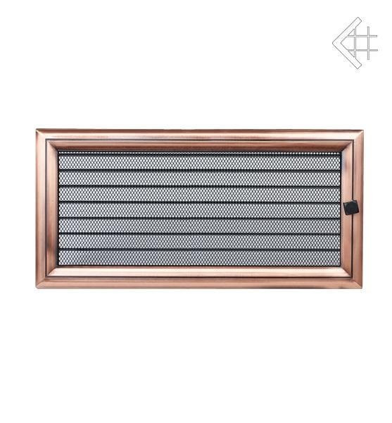 Вентиляционная решетка для камина Kratki 17х37 Оскар медь с жалюзи 37OMX