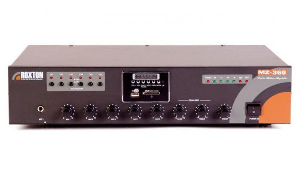 Усилитель комбинированный зональный, 360 Вт MZ-360