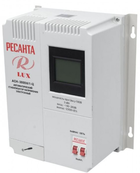 Стабилизатор напряжения Ресанта АСН-3 000Н/1-Ц