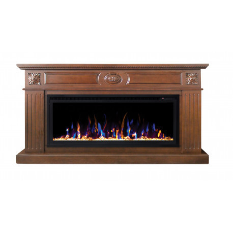 Линейный электрокамин Real-Flame Siena BV/42 (DN-856) с очагом Saphir 42