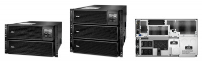 ИБП APC Smart-UPS SRT, 8000ВА, онлайн, в стойку, 432х715х263 (ШхГхВ), 230V, 6U,  однофазный, Ethernet, (SRT8KRMXLI)