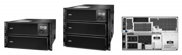 ИБП APC Smart-UPS SRT, 8000ВА, онлайн, в стойку, 432х715х263 (ШхГхВ), 230V, 6U,  однофазный, Ethernet, (SRT8KRMXLI)