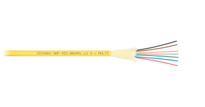 Кабель волоконно-оптический одномодовый NMF-9IS-008A1C-YL