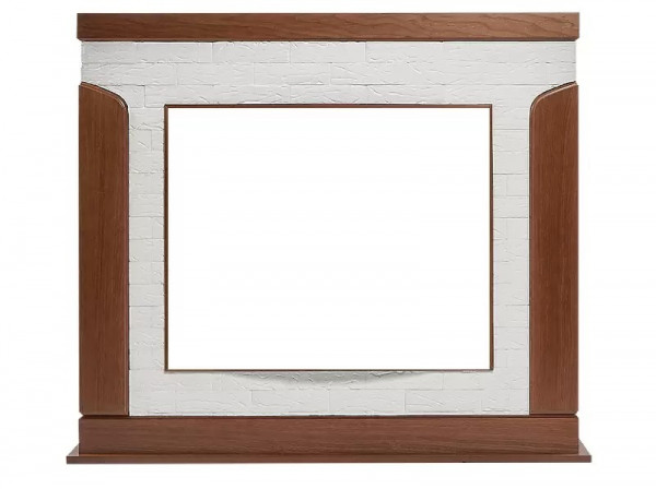 Широкий портал Firelight Prestigio 25 камень белый, шпон дуб