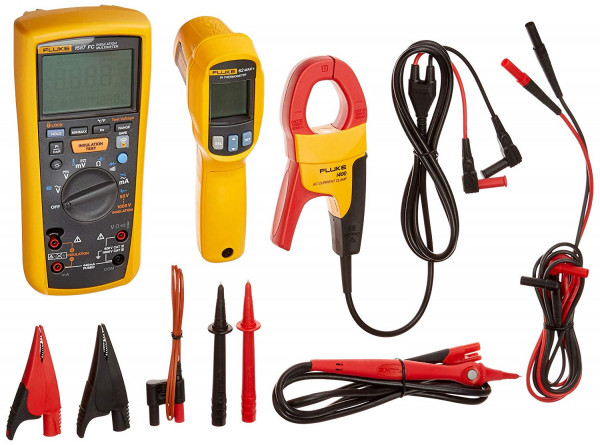 Набор инструментов FLUKE, кабельный, с дисплеем, питание: батарейки, корпус: пластик, работает с приложением  Fluke Connect Measurements, (4692778)