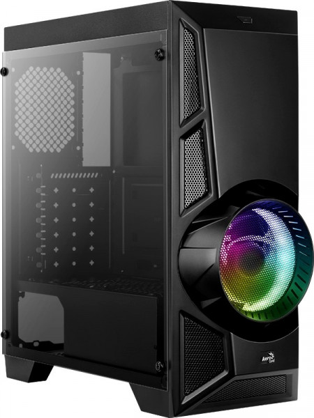 Корпус AeroCool Aero Engine RGB Tempered Glass Black