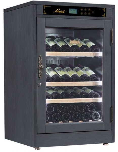 Отдельностоящий винный шкаф 22-50 бутылок Libhof NP-43 Black