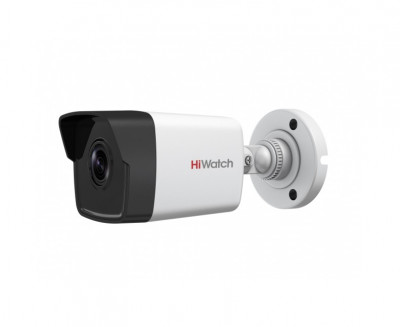 Сетевая IP видеокамера HiWatch, корпусная, улица, 2Мп, 1/2,7’, 1920х1080, ИК, цв:0,01лк, об-в:4мм, DS-I250M(B) (4 mm)