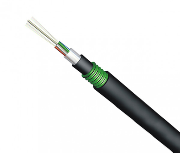 Кабель волоконно-оптический Eurolan L04 Loose tube,  24хОВ, OM2 50/125, PE, Ø 12,4мм, снаружи зданий в грунт, металлический, цвет: чёрный