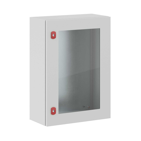 Шкаф электротехнический настенный DKC ST, IP66, 700х500х250 мм (ВхШхГ), дверь: стекло, корпус: сталь листовая, цвет: серый, с монтажной панелью, (R5STX0759)