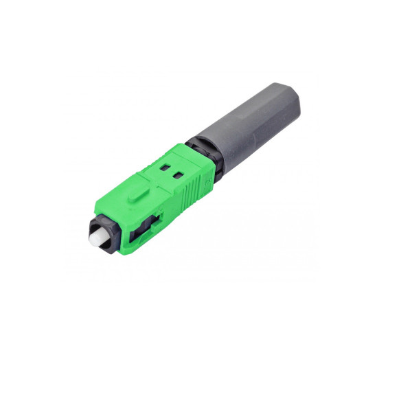 Коннектор Eurolan, SC/APC, Simplex, оболочка волокна (мм):  2,0, 3,0, зелёный